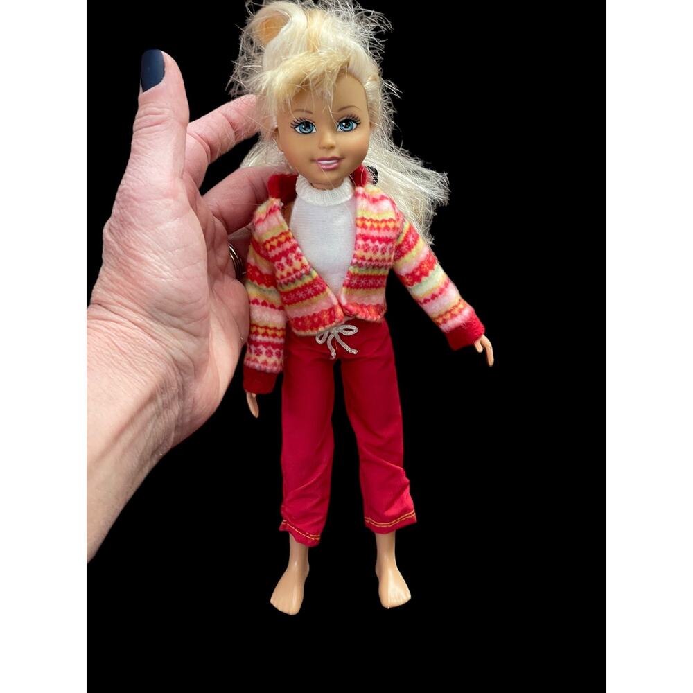 Wee Three Friends Doll Stacie Barbie Blonde Hair Blue Eyes Snow Snow Snow READ